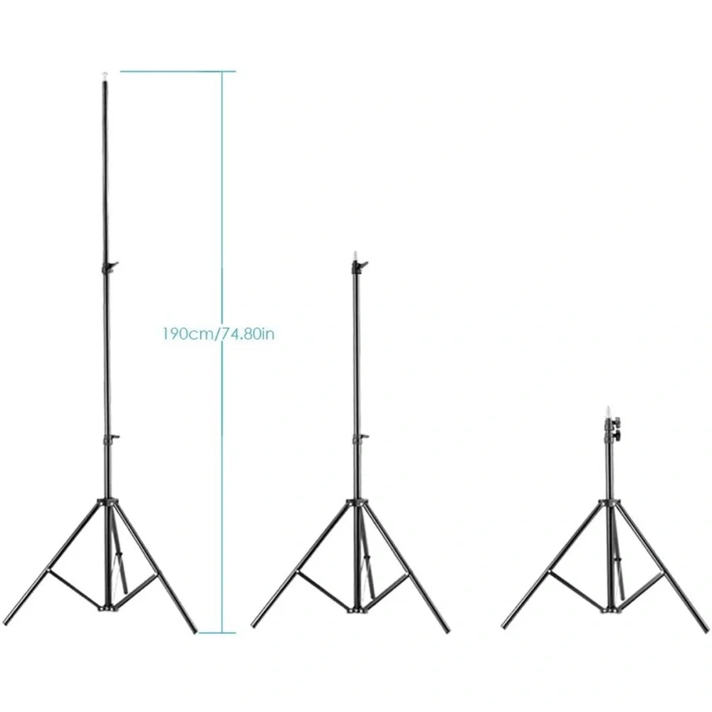 Neewer 2 Packs Dimmable Bi-Color 480 LED Video Light and Stand Lighting Kit